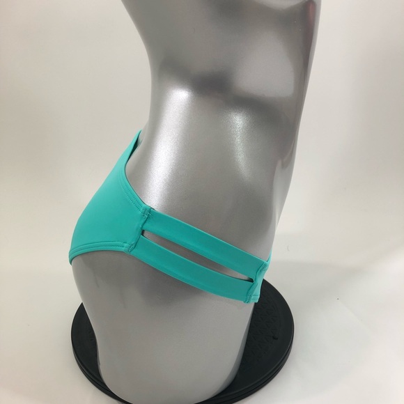 Sun Dazed Bikini Swim Bottoms Aqua Blue - Picture 3 of 4